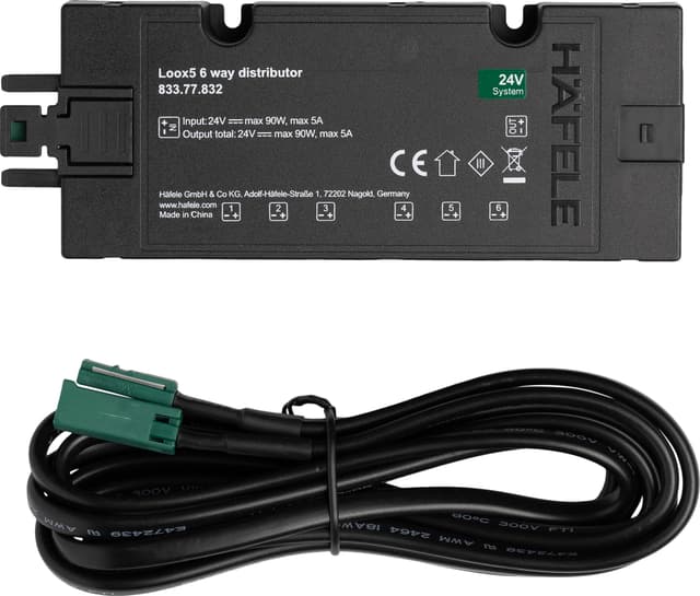 Loox5 strömfördelare utan switchfunktion (2 m)