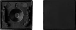 Loox5 ändlock för ytmonterad aluminumprofil, 13 mm (black)