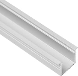 Loox5 forsænket aluminum LED-stribeprofil, 17 mm (silver)