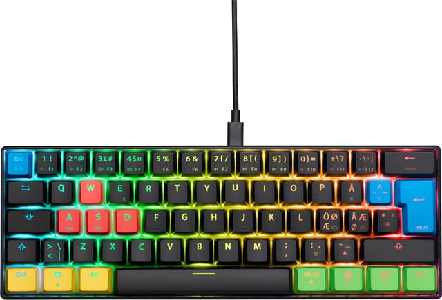 NOS C-450 Mini PRO RGB gaming tangentbord (tetriz)