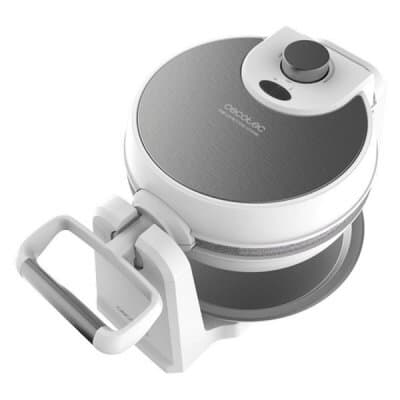Våffeljärn cecotec fun gofrestone sphere 1000w vit silvrig