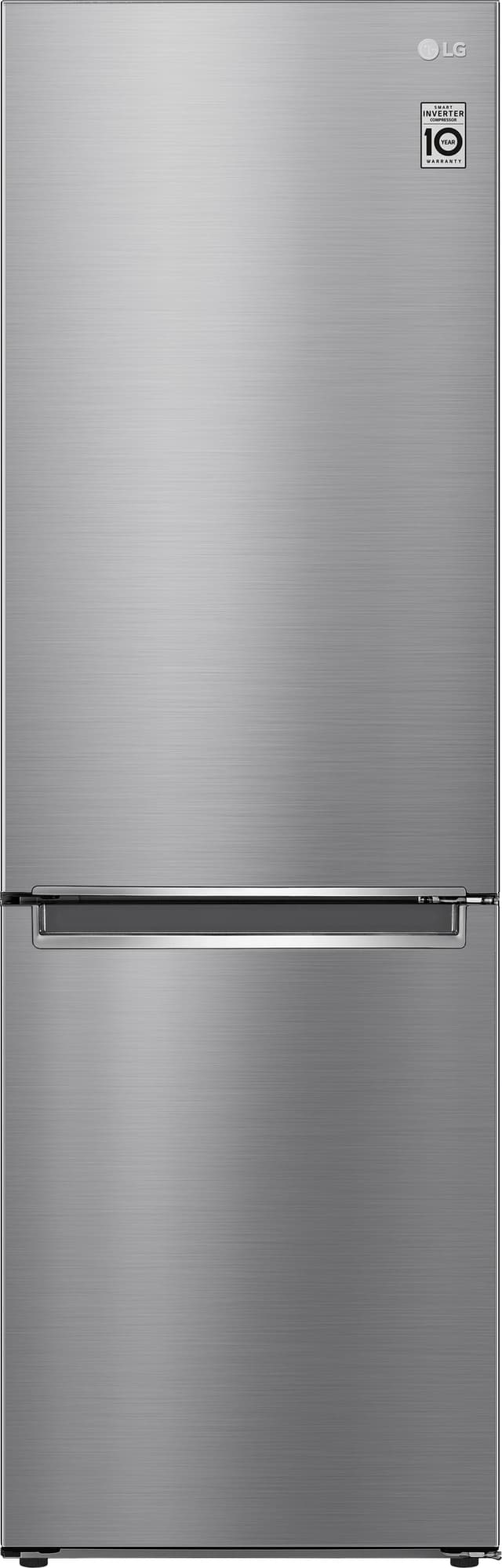 LG kombiskap GBB61PZJMN (sølv)