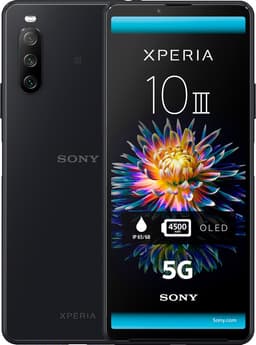 Sony Xperia 10 III - 5G smarttelefon 6/128GB (sort)