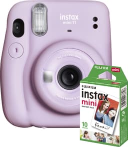 Fujifilm Instax Mini 11 kompaktkamera (lila, 10-pack utskriftspapper)