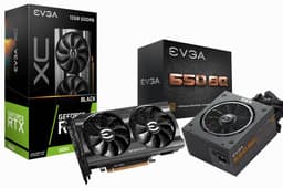 EVGA GeForce RTX 3060 XC BLACK GAMING + EVGA 650W BQ PSU BU