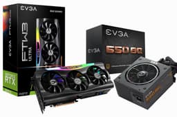 EVGA GeForce RTX 3070 Ti FTW3 ULTRA GAMING + EVGA 650W BQ BU