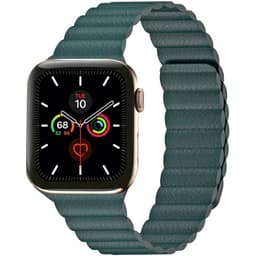 Apple Watch 6 (40mm) nahkainen silmukkahihna - Forest Green