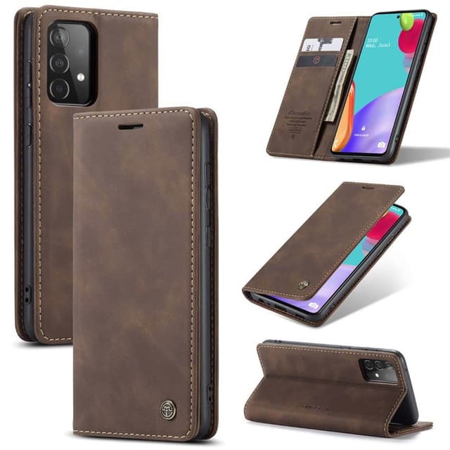 CaseMe Smart FlipCase Samsung Galaxy A72  - Coffee