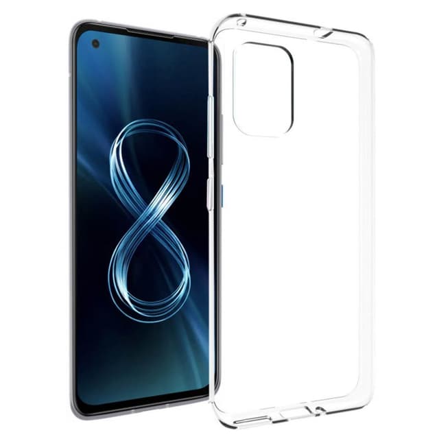 Silikonikotelo läpinäkyvä Asus Zenfone 8