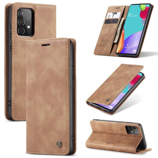 CaseMe Smart FlipCase Samsung Galaxy A52  - ruskea