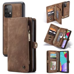 Multiplånbok CaseMe 11-kort Samsung Galaxy A52 5G  - Brun