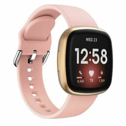 Sport Rannekoru Fitbit Sense - Vaalea pinkki