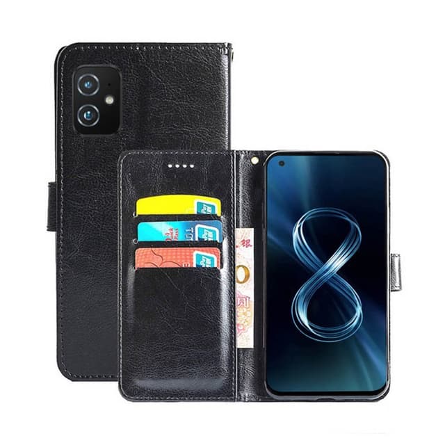Lompakkokotelo 3-kortti Asus Zenfone 8 (ZS590KS)  - musta