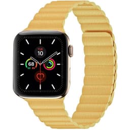 Apple Watch 6 (40mm) nahkainen silmukkahihna - Lemon