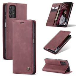CaseMe Smart FlipCase Samsung Galaxy A32 5G  - Vinrød