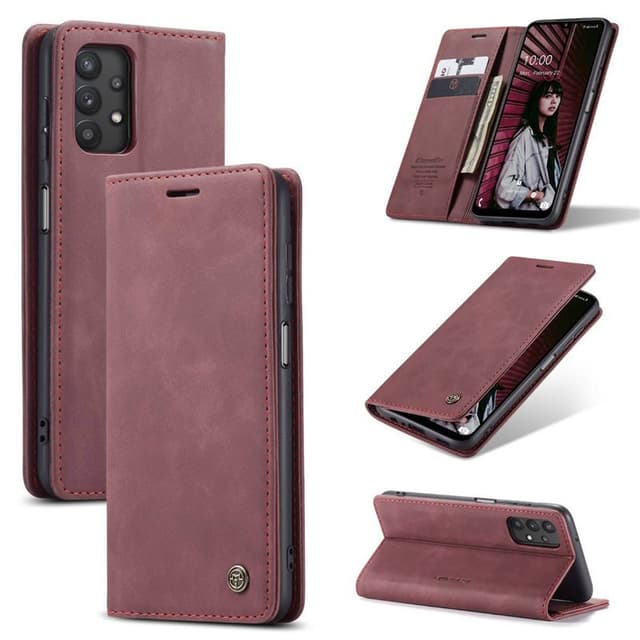 CaseMe Smart FlipCase Samsung Galaxy A32 5G  - Vinrød