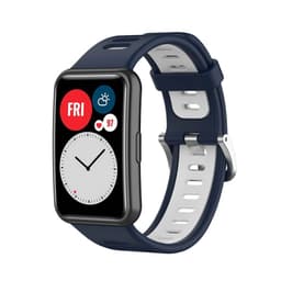 Twin Sport Armband Huawei Fit - Blå/hvid