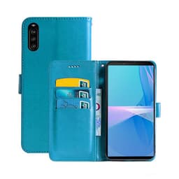 Wallet Cover 3-kort Sony Xperia 10 III  - Lyseblå