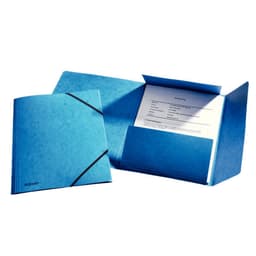 ESSELTE Elastikmappe 3-klap Blå