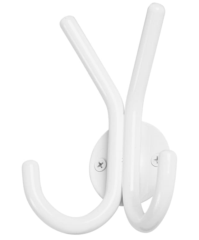 Hattekrok dobbel 4 A10 - hvit