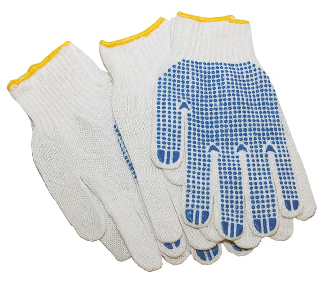 Montagehandskar med noppor – 3 par