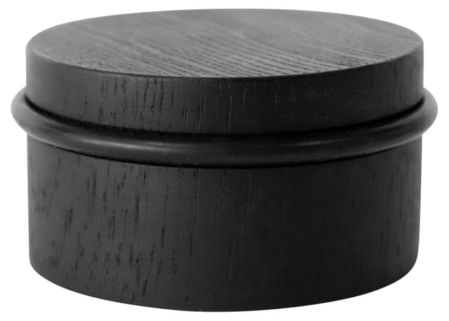 Dørstopper Ø76 mm - svart eik