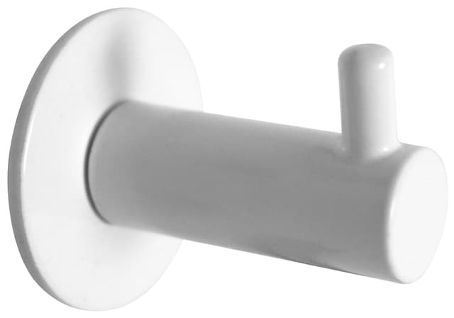 Knopplist rund med 1 knopp - vit
