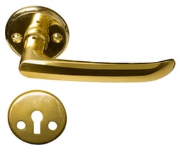 Dørgreb i messing - L-greb