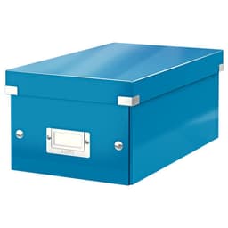 LEITZ Opbevaringsboks Click & Store DVD Blå