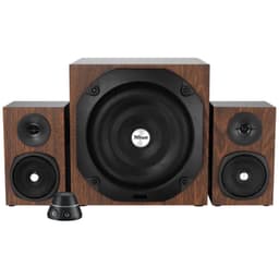 Trust Vigor 2.1 subwoofer højttalersæt (brun)