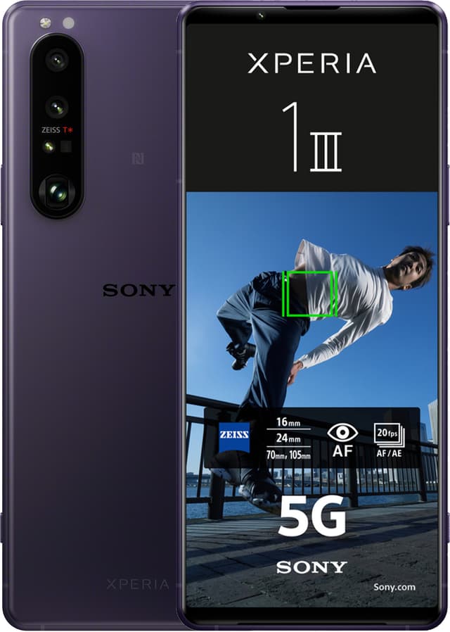 Sony Xperia 1 III – 5G smartphone 12/256GB (frosted purple
