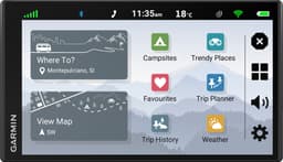 Garmin CamperVan GPS til mindre varevogne (sort)