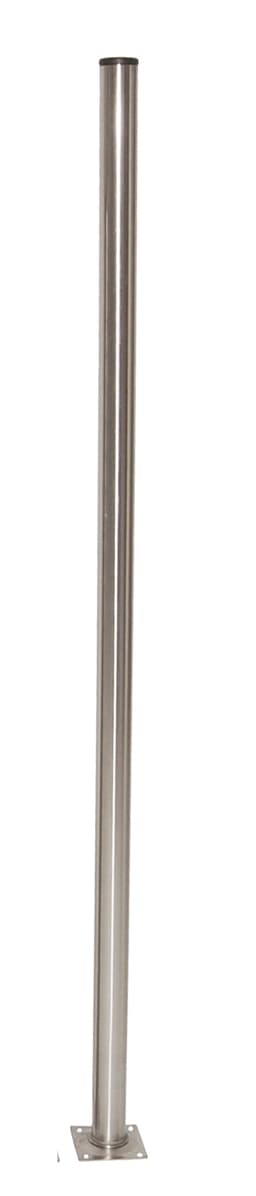 Bordbein 90 cm - dia. 30 mm - børstet stål