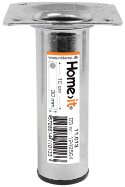 Bordbein 10 cm - dia. 30 mm - krom