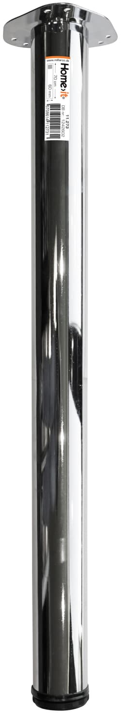 Bordbein Ø60 mm - 70 cm - krom