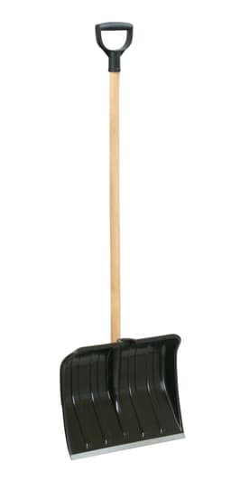 Snöskrapa med träskaft