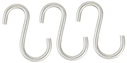 S-krog 3 stk. - rustfri stål