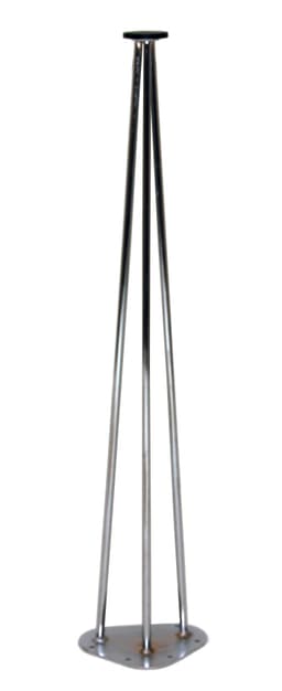 Bordbein trekant - 70 cm - Krom