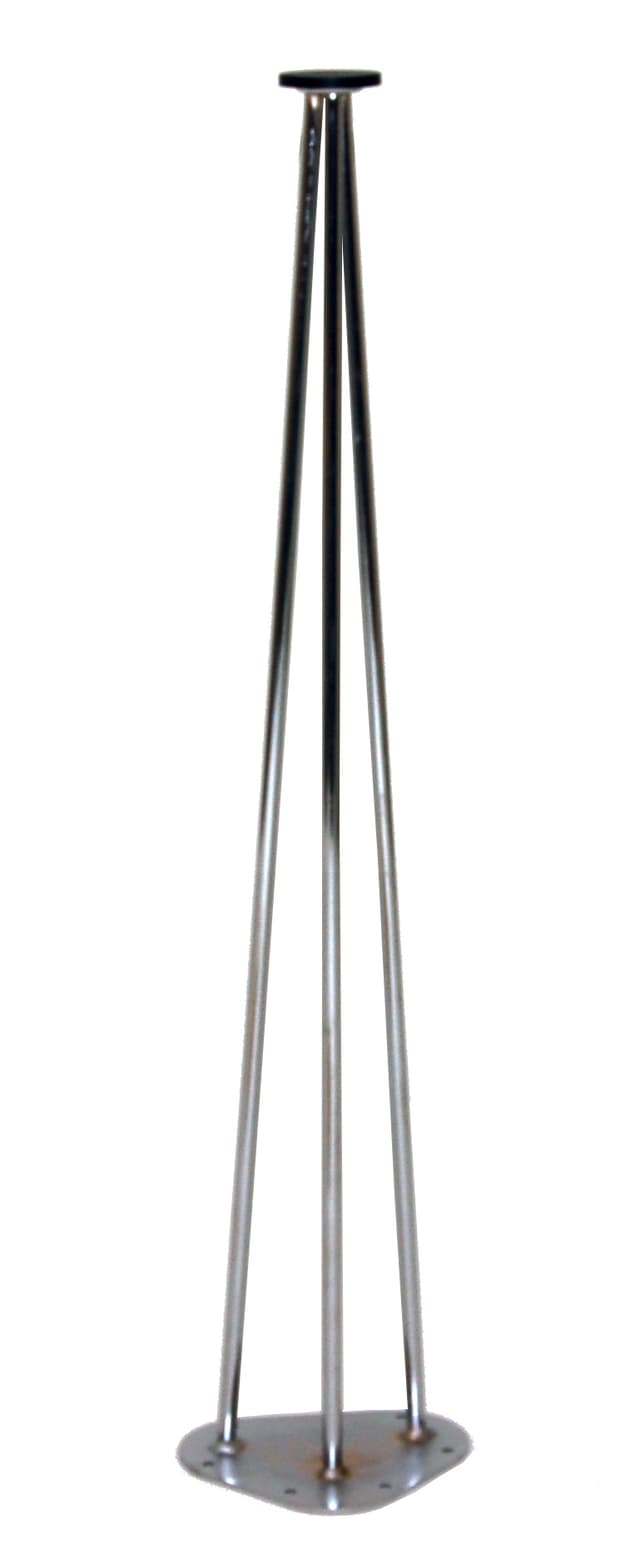 Bordbein trekant - 70 cm - Krom