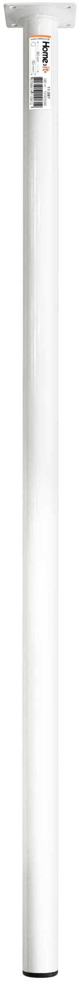 Bordbein 80 cm - dia. 30 mm - hvit