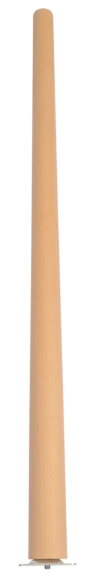 Bordben i bøgetræ - trapez 80 cm (lige)