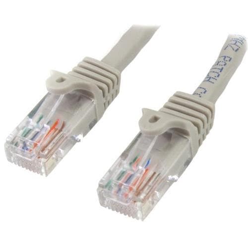 StarTech.com Cat5e patchkabel med hakfria RJ45-kontakter – 3 m, grå