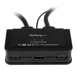 StarTech.com SV211HDUA, 1920 x 1200 pixel, Sort