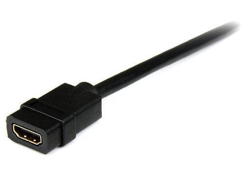 StarTech.com HDEXT2M, 2 m, HDMI Type A (Standard), HDMI Type A (Standard), 10,2 Gbit/sek., Sort