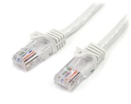 StarTech.com Cat5e patchkabel med hakfria RJ45-kontakter – 1 m, vit,