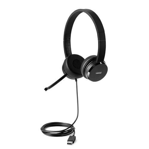 Lenovo 4XD0X88524, Headset, Headset, Kontor/Callcenter, Sort, Binaural, 1,8 m