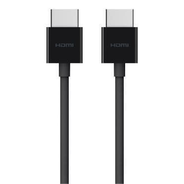 Belkin AV10168bt2M-BLK, 2 m, HDMI Type A (Standard), HDMI Type A (Standard), 4096 x 2160 pixel, 18 Gbit/sek., Sort