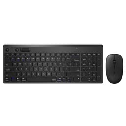 RAPOO Näppäimistö/Hiiri Setti 8050T Multi-Mode Langaton Musta