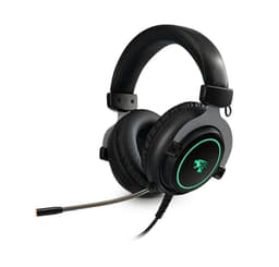 Gaminghörlurar med sladd och mikrofon - Svart