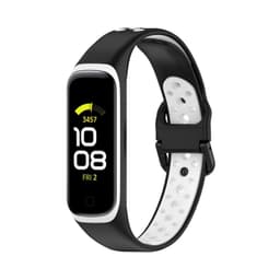 Samsung Galaxy Fit 2 SM-R220 rannekoru silikoni musta / harmaa